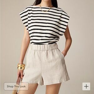 J Crew linen shorts